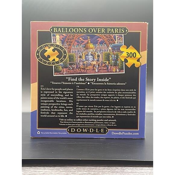 DOWDLE – Balloons Over Paris – 300pcs Jigsaw Puzzle - Picture 3 of 5